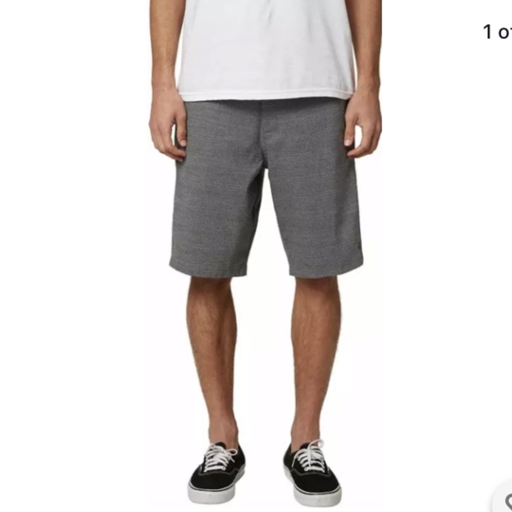 NWT Gray, 4-Pocket, Lightweight, Hybrid Shorts